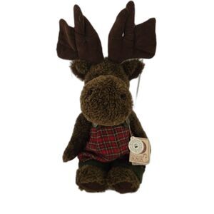 VTG BOYDS BEARS Murtaugh Moosetrax Stuffed Moose Musical Wind Up Mint Condition